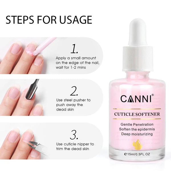 Canni Cuticle Softener 15 ml - 8 (ružová)