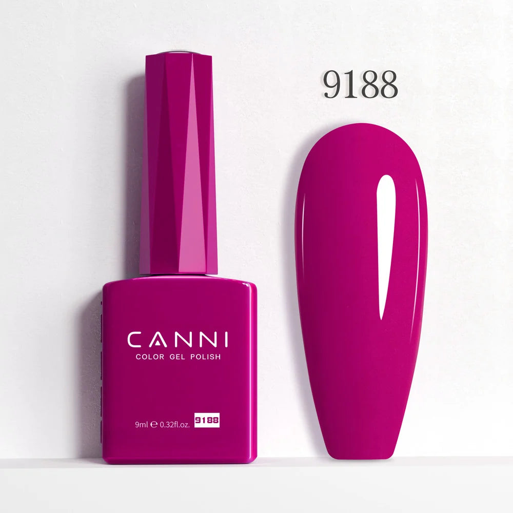 CANNI HEMA & TPO Free UVLED gélový lak 9 ml – 9188