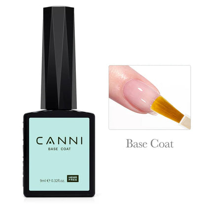 CANNI HEMA-Free Base & Top Coat Duo (2 × 9 ml)