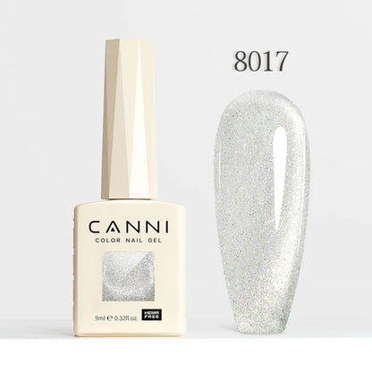 CANNI HEMA & TPO Free - Cat Eye gélový lak 9ml – Iridescent Dream Series - 8017