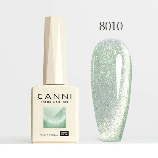 CANNI HEMA & TPO Free - Cat Eye gélový lak 9ml – Pink Planet Series - 8010