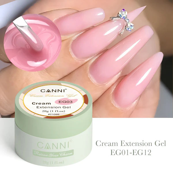 CANNI Cream Builder Gel na nechty 28g - EG03