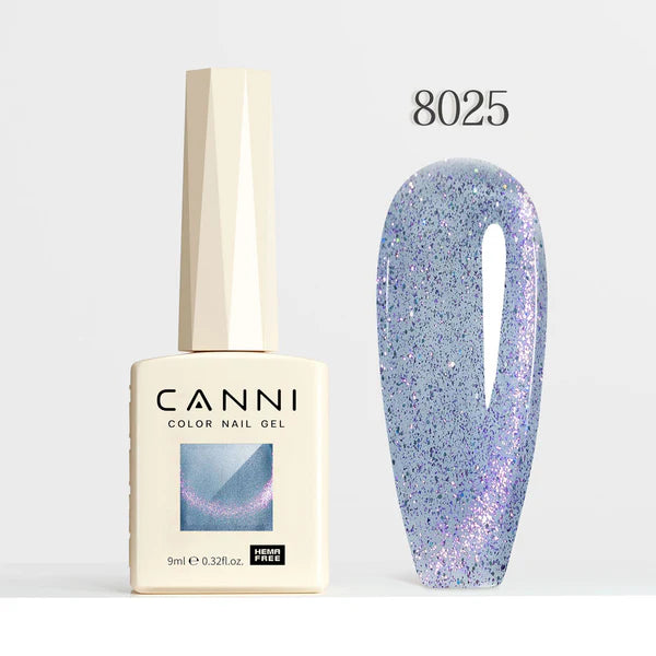 CANNI HEMA & TPO Free - Cat Eye gélový lak 9ml – Galaxy Gaze - 8025