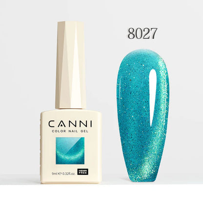 CANNI HEMA & TPO Free - Cat Eye gélový lak 9ml – Galaxy Gaze - 8027