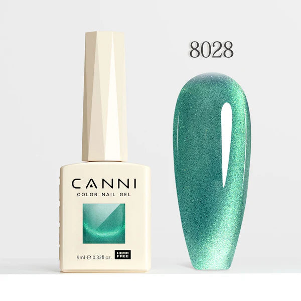 CANNI HEMA & TPO Free - Cat Eye gélový lak 9ml – Galaxy Gaze - 8028