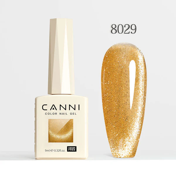 CANNI HEMA & TPO Free - Cat Eye gélový lak 9ml – Galaxy Gaze - 8029