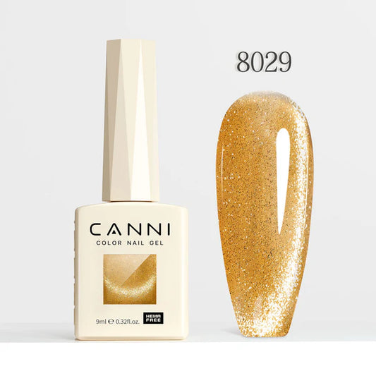 CANNI HEMA & TPO Free - Cat Eye gélový lak 9ml – Galaxy Gaze - 8029