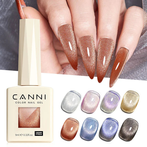CANNI HEMA & TPO Free - Cat Eye gélový lak 9ml – Interstellar Series - 8033