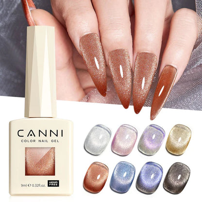 CANNI HEMA & TPO Free - Cat Eye gélový lak 9ml – Interstellar Series - 8033