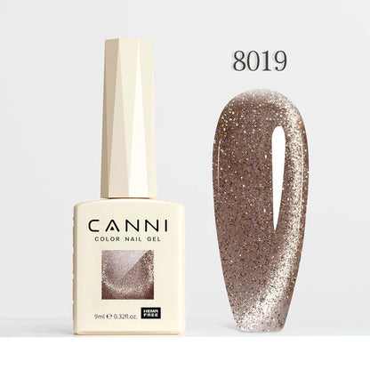 CANNI HEMA & TPO Free - Cat Eye gélový lak 9ml – Iridescent Dream Series - 8019