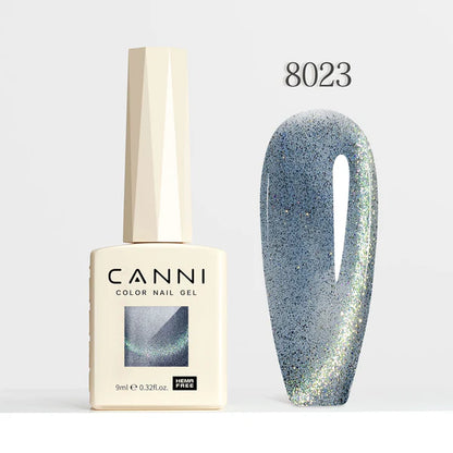 CANNI HEMA & TPO Free - Cat Eye gélový lak 9ml – Iridescent Dream Series - 8023