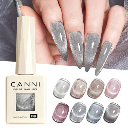 CANNI HEMA & TPO Free - Cat Eye gélový lak 9ml – Iridescent Dream Series - 8017
