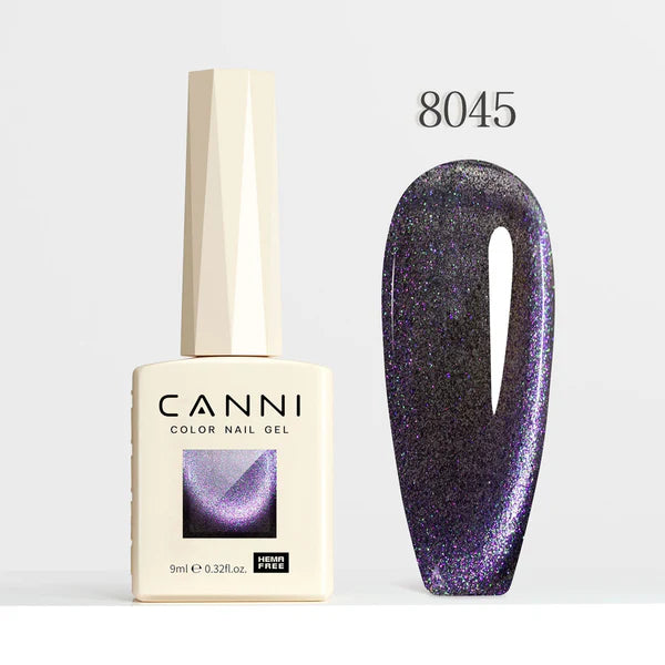 CANNI HEMA & TPO Free - Cat Eye gélový lak 9ml – Starry Sky Miracle - 8045