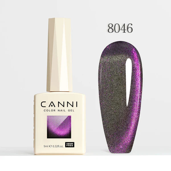 CANNI HEMA & TPO Free - Cat Eye gélový lak 9ml – Starry Sky Miracle - 8046