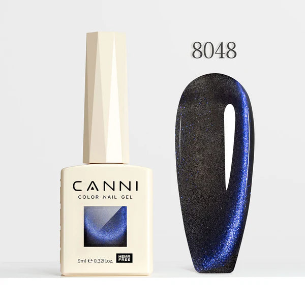CANNI HEMA & TPO Free - Cat Eye gélový lak 9ml – Starry Sky Miracle - 8048