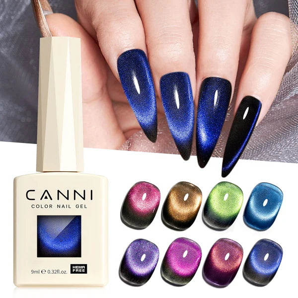 CANNI HEMA & TPO Free - Cat Eye gélový lak 9ml – Starry Sky Miracle - 8041