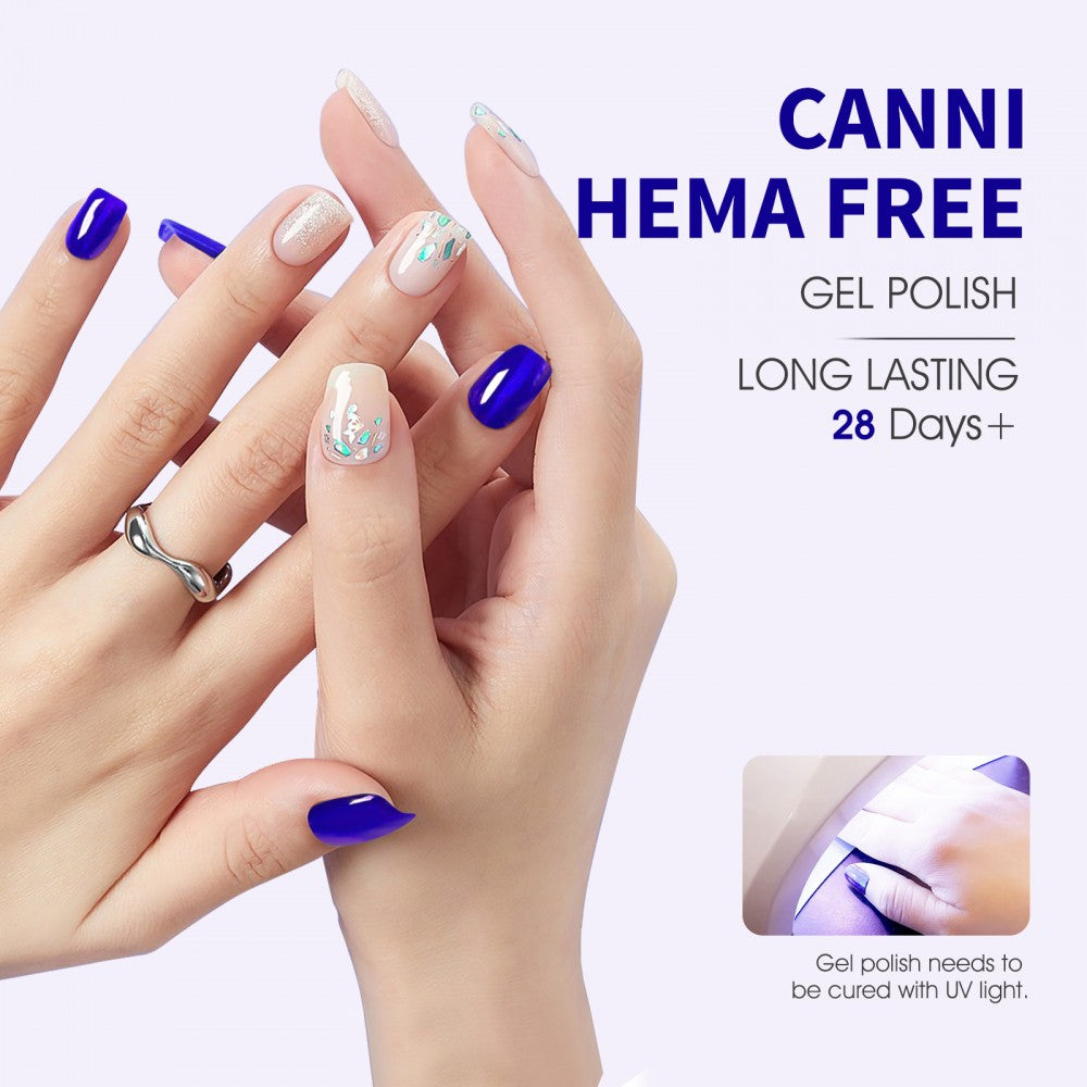 CANNI HEMA & TPO Free UVLED gélový lak 9 ml – 9001