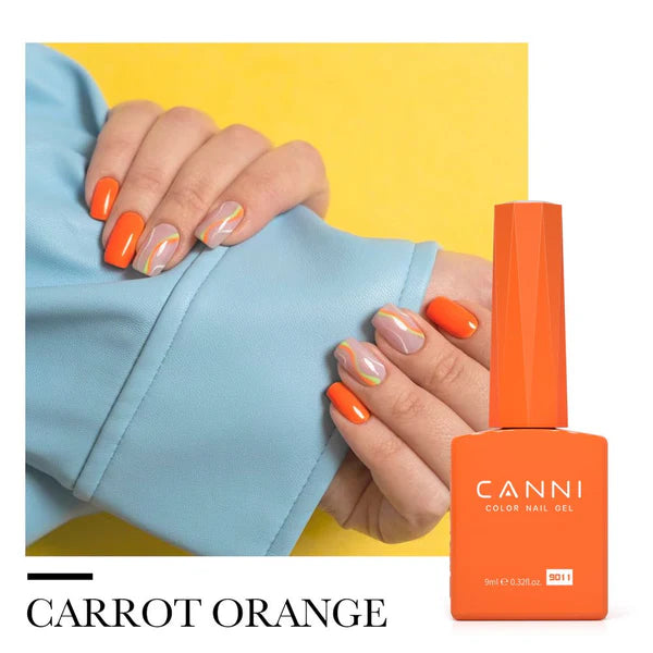 CANNI HEMA & TPO Free UVLED gélový lak 9 ml – 9011
