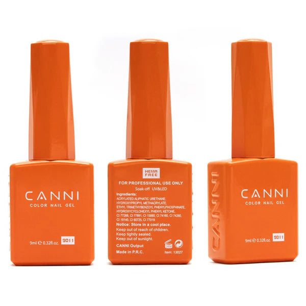CANNI HEMA & TPO Free UVLED gélový lak 9 ml – 9011