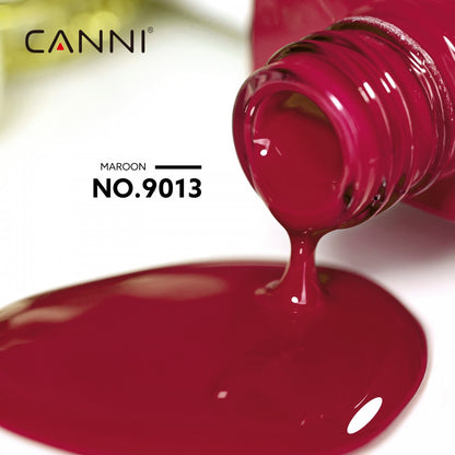 CANNI HEMA & TPO Free UVLED gélový lak 9 ml – 9013