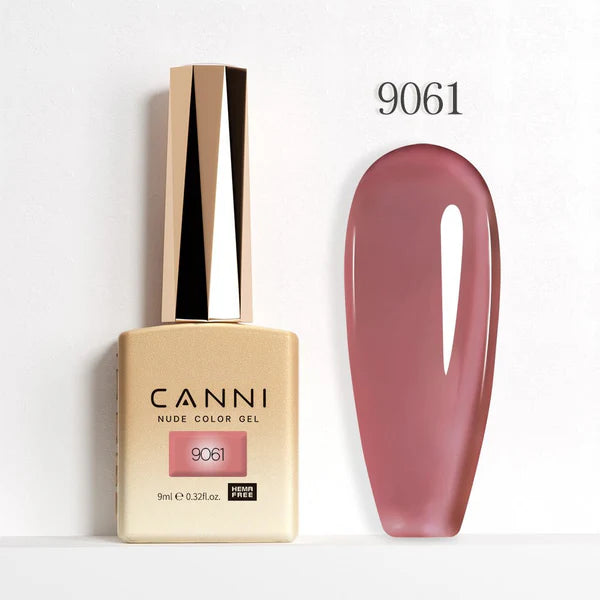 CANNI HEMA & TPO Free UVLED gélový lak 9 ml – 9061