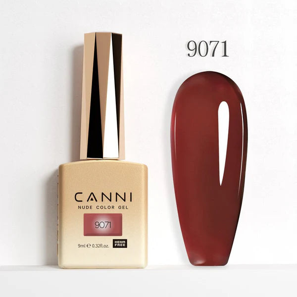 CANNI HEMA & TPO Free UVLED gélový lak 9 ml – 9071
