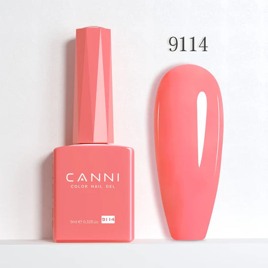 CANNI HEMA & TPO Free UVLED gélový lak 9 ml – 9114
