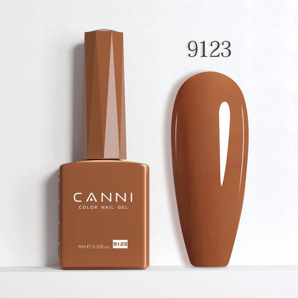 CANNI HEMA & TPO Free UVLED gélový lak 9 ml – 9123