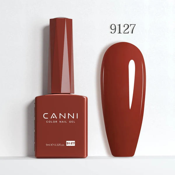 CANNI HEMA & TPO Free UVLED gélový lak 9 ml – 9127