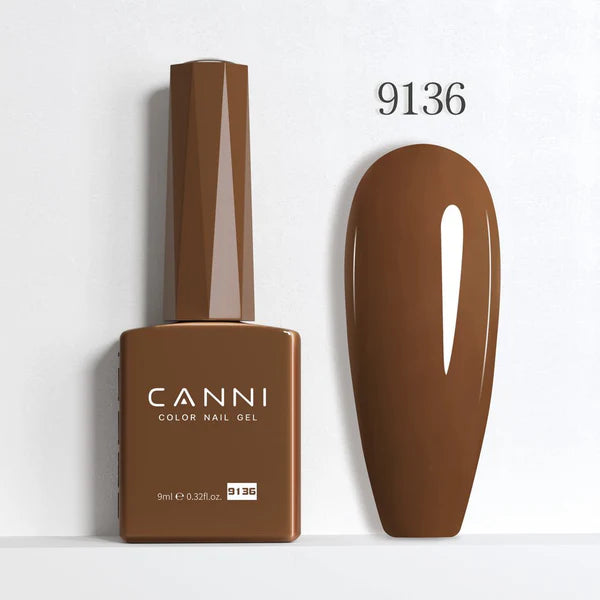 CANNI HEMA & TPO Free UVLED gélový lak 9 ml – 9136