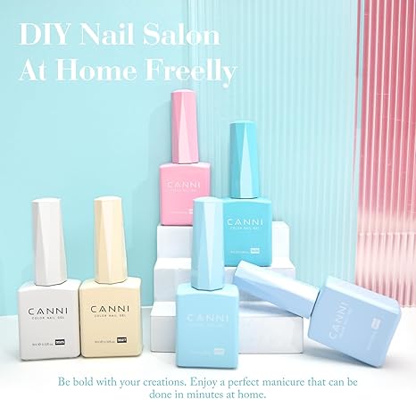 CANNI HEMA & TPO Free UV/LED sada gélových lakov 6x9ml - 2319