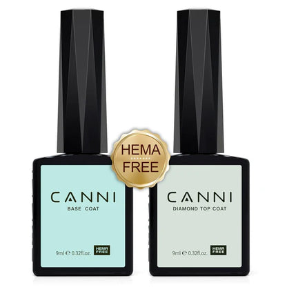 Canni HEMA-Free Base & Top Coat Set 2×9ml