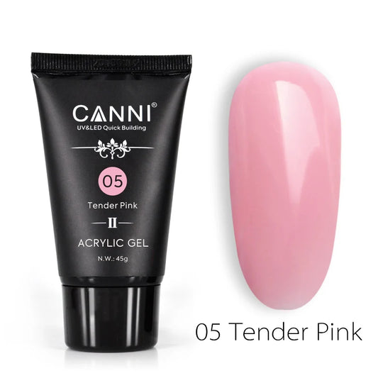 CANNI HEMA & TPO Free akrylgél (polygél) 45 g – 05 Tender Pink