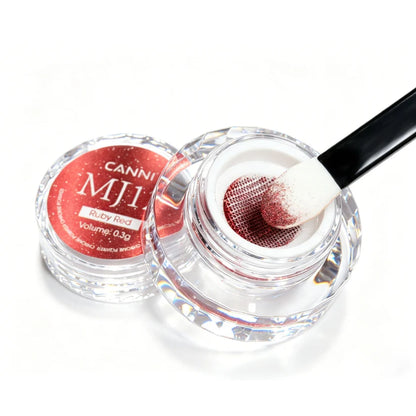 CANNI chrómový prášok na nechty – Glossy Silver – MJ10 – 0,3 g