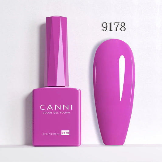 CANNI HEMA & TPO Free UVLED gélový lak 9 ml – 9178