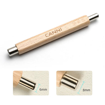 CANNI obojstranný magnet na Cat Eye nechty – drevená rukoväť, 6/8 mm